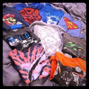 8 boy T-shirt’s 1 Long sleeve T